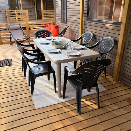 Les Chenes Du Golfe Duo Premium 12 Personnes 营地 *